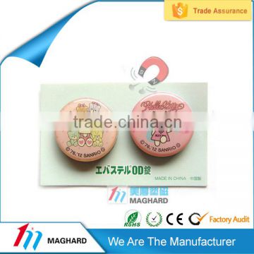 factory manufacutrer wholesale customized D30mm epoxy gifts promotional magnet