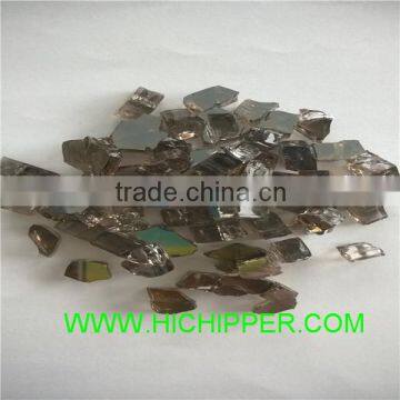 Hichipper Reflective Bronze Tempered Fire Glass