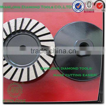 4" high efficiency diamond cup wheel for grinding concrete -diamond wheels for stone repairing and grinding