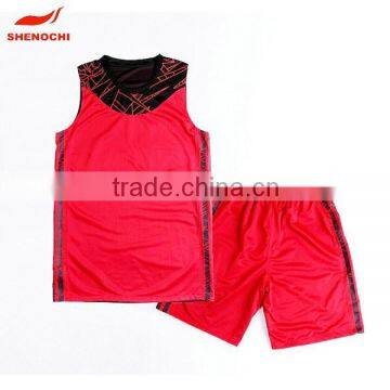 2015 Fashion 100% Polyester Basketball Women Uniform