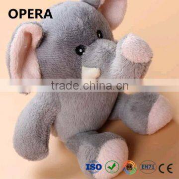 high quality cheap crane machine grey elephant plush stuffed toy