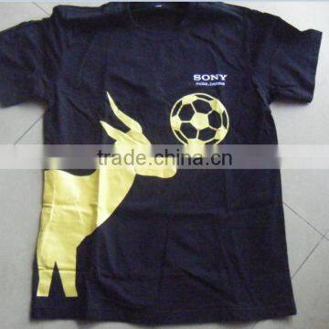 OEM advertising black t shirt customized t shirt printing