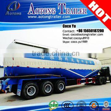 2016 Single Compartment 40 Cubic 3 Axles Powder Material Bulk Cement Tanker Semi Trailer for Sale photo-2