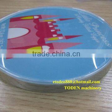 pet cylinder tube lids gluing machine