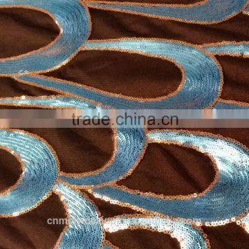 2015 New Design Chemical Fabric Embroidery Laces for Women Dress and Curtain