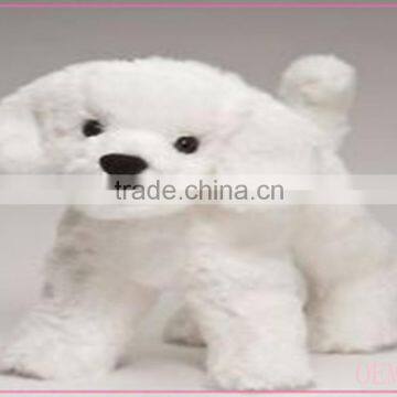 High quality Custom stuffed soft plush toy white dog