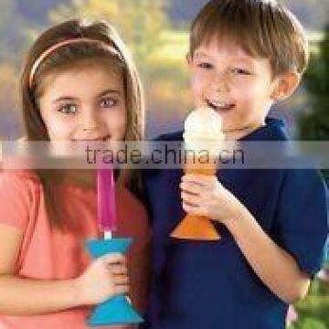 NEW No Drip kids Popsicle Ice Cream Cone Holder Universal Food Holder