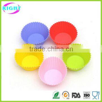 Cake tools colorful baking mold silicone muffin cup