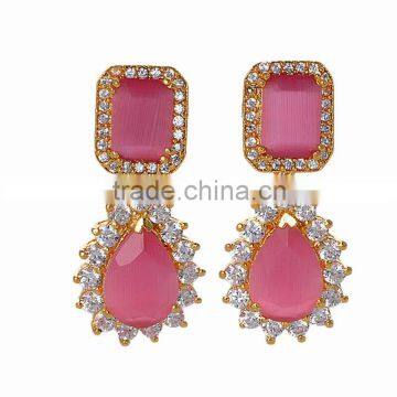 Latest Design Fancy Colorful CZ Stud Earrings ER-ER-642-940 (2)