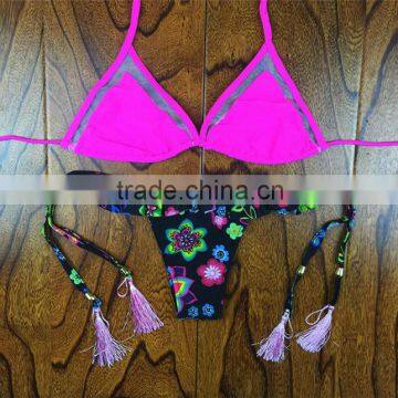 2016 New Design Ladies Sexy Crochet Bikini