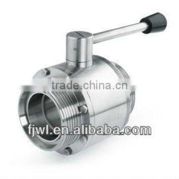 Stainless Steel hygienic threaded Ball Valve