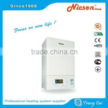 Natural gas boiler with double system for heating and shower CE cert Italian design and quality Model F