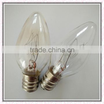 Mini candle C7 E12 110V-120V 3W incandescent bulb