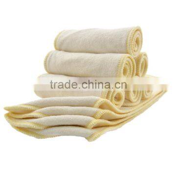 Alva 3 Layer&4 Layer Diapers Natural Baby Bamboo Antibacterial Terry Diaper Insert made in China                        
                                                Quality Choice