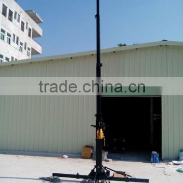 China cheap 250kg load heavy duty tower crank stand 6.5m lifting tower line array elavator tower