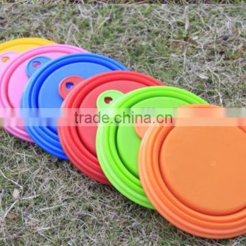 2014 Food grade silicone travel pet bowl