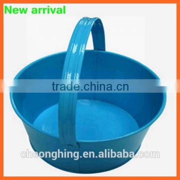 Low price beautiful round tin box bucket tin tin ice bucket