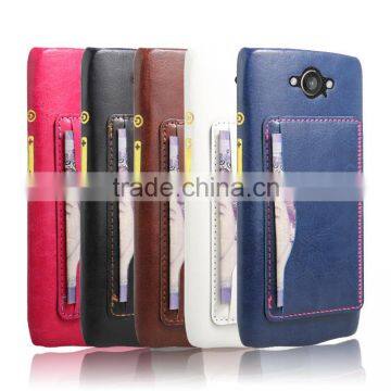 Leather wallet card slot phone case For Moto MAXX XT1225