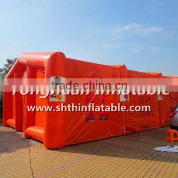 inflatable orange tent for expo