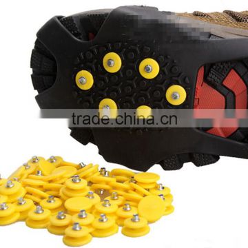 Pair of Ice Snow Shoe Spikes Grips Cleats Hiking Climbing Anti Slip Crampons