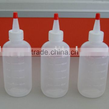 180ml LDPE press cap chemical bottle