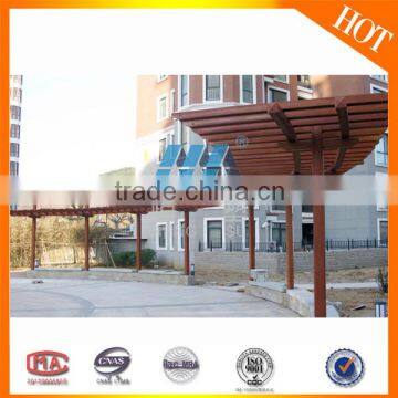 colorful water proof and flame resistant WPC cheap fence for sale