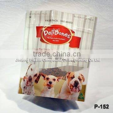 stand up dog food packaging bag