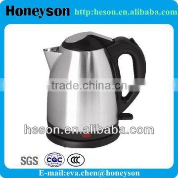 hotel products stainless steel electric tea kettle 1.2L manufacturer