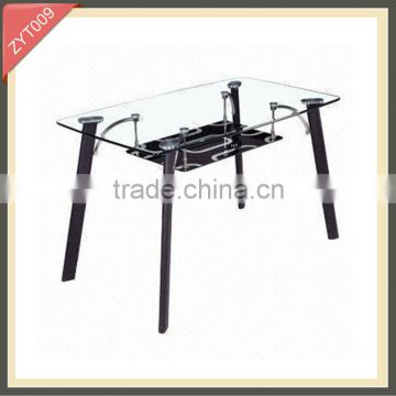 modern metal frame lego solid oak dining table set