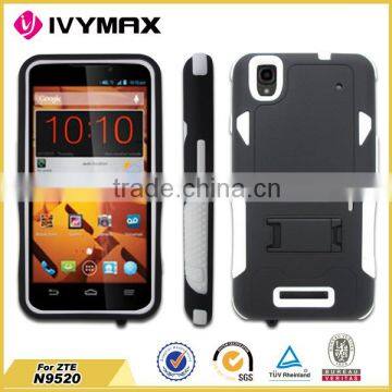 Best selling PC Silicone case cover for zte n9520