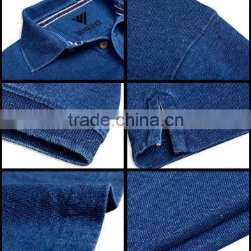 2015 Newest Design Mandarin Collar Man Polo Shirt and Double Layers Collar Polo Shirt or Colorful Polo Shirt Designs photo-4