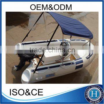 2016 Small fiberglass fishing boat with console and seat for sale