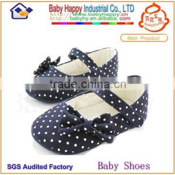 Wholesale girl shoes for baby in summer polka dot patterns