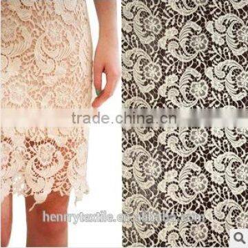 100% Qmilch Guipure Lace Fabric for Sale photo-2