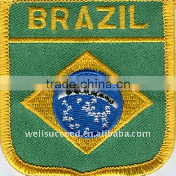 Brazil Embroidered Flag Patch