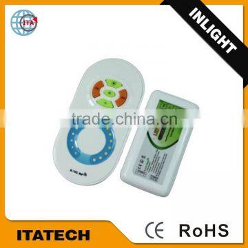 12V~24VDC 20~30m remotecontrol distance 2.4G color temperature adjustable wireless touch controller/Dimmer for led light