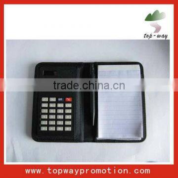 supply all kinds of notepad calculator with pen