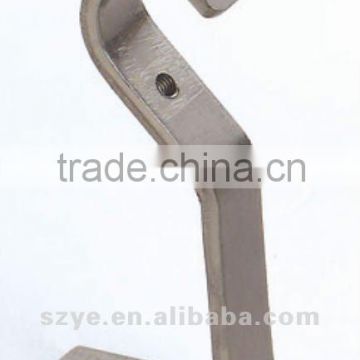 BS13 Decorative window hardware iron curtain rod wall bracket