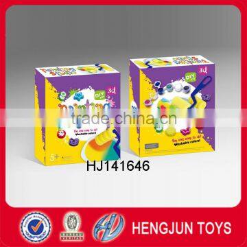 EN71/7P cute 3D DIY painting kit toy for kids gift