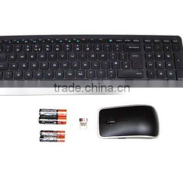 KM714 US Slim Wireless Keyboard And Mouse WM514 Mouse Set Combo Kit UK Layout P/N P35X9 Wireless Keybaord And Mouse For Dell