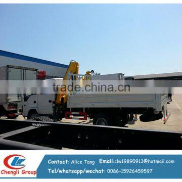 hydraulic pickup truck crane truck crane 3 ton