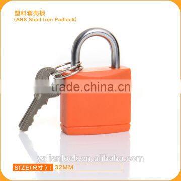 Yalian Brand Cheap Yellow Color ABS Shell Iron Padlock