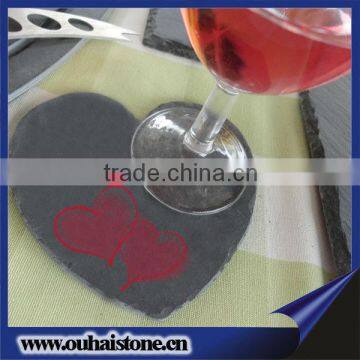 bar cafe restaurant decoration slate cup or mug coaster wholesale