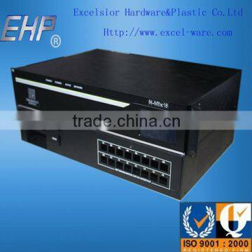 OEM 2U network eathernet POE switch enclosure