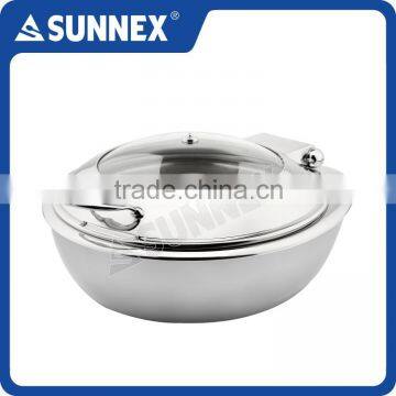 SUNNEX Specialized Creative All Stainless Steel Removeble Cover 6.8 Litre Catering Food Warmer