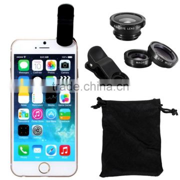 Shenzhen Yuzhuo Detachable Clip Fish eye Fisheye Lens Camera For All Phones iPhone 4S 5S 5C 5 6 6PLUS Samsung HTC