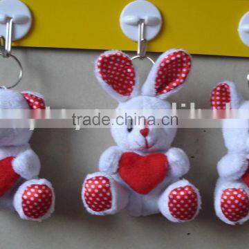 Plush rabbit Keychain