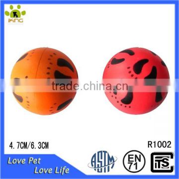 Rubber ball for babies, rubber ball with footprint , rubber bouncy balls