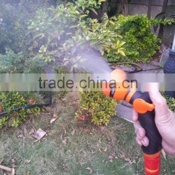 6 Patterns Thumb Control Plastic Garden Hose Spary Nozzle Water Spray Gun photo-4