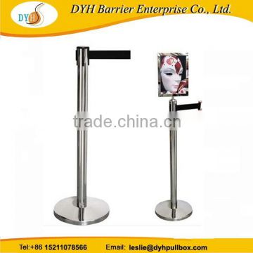 High quality new arrival queue control barrier with sign holder